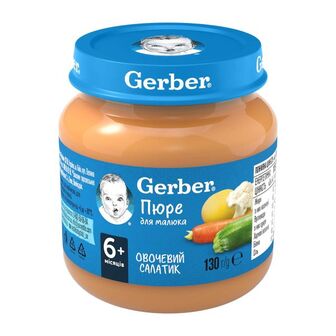 Пюре овочеве Gerber овочевий мікс 130 г