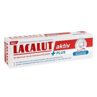 Зубна паста Lacalut Aktiv Plus 75 мл