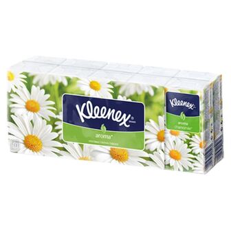 Хустинки косметичні Kleenex camomile білі №10х10