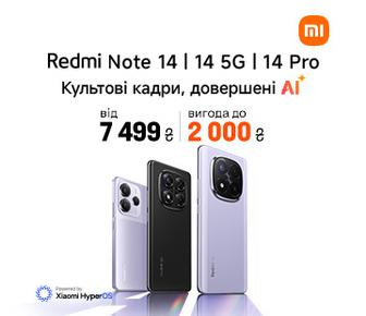 Знижки до 2000 грн на смартфони серії Redmi Note 14