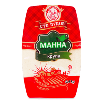 Крупа манна «Сто пудів» 400г