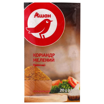 Коріандр мелений Auchan, 20 г