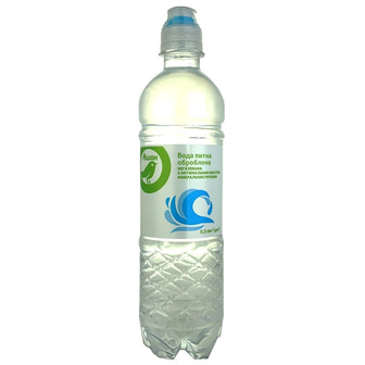 Вода питна Auchan Спорт негазована 0.5 л (4823090122188)