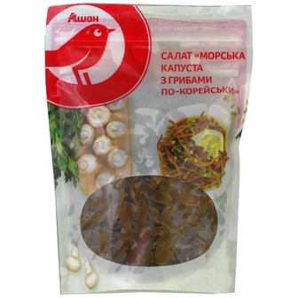 Капуста морська Auchan з грибами 350 г (4823090118723)