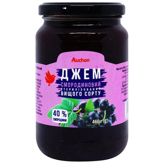 Джем Ашан смородиновий 460 г