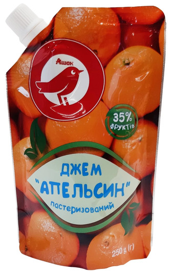 Джем Auchan апельсиновий 250 г