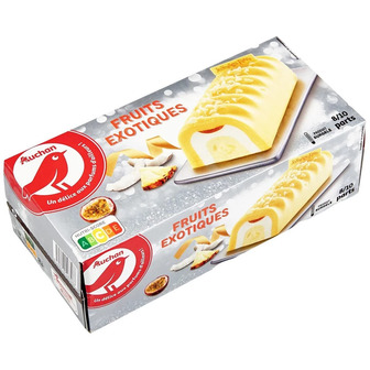 Десерт Auchan Екзотичні фрукти 568г