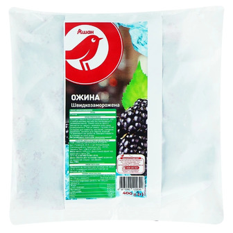 Ожина Auchan швидкозаморожена, 400 г