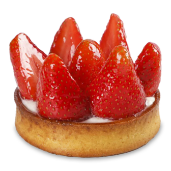Тістечко «Тарта полунична» (100г)