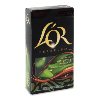 Кава мелена L'OR Espresso Hazelnut в капсулах 10 шт.