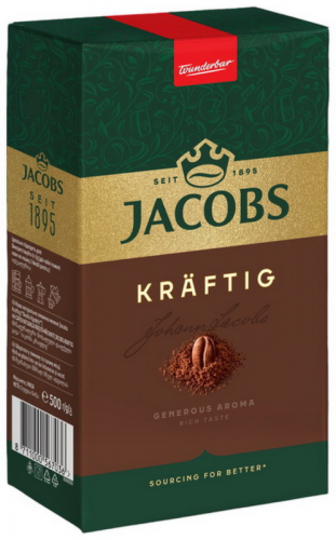 Кава Jacobs Kraftic смажена мелена 500г