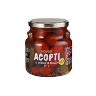 Асорті чері корнішони марин. Novus 480г