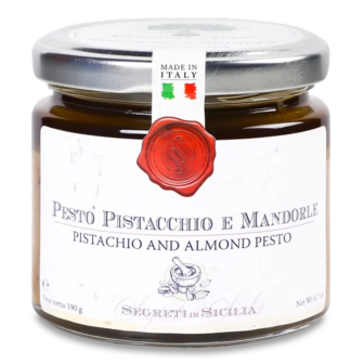 Соус Frantoi Cutrera песто з мигдалем та фісташками (190г)