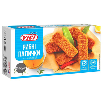 Рибні палички Vici заморожені 250г