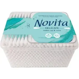 Ватні палички Novita Delicate 300 шт
