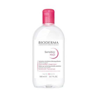 Міцелярний лосьйон Bioderma Sensibio H2O для чутливої шкіри обличчя та контуру очей 500 мл