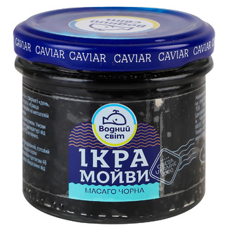 Ікра мойви Водний Світ Масаго чорна 100 г (4820088415154)