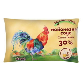 Майонезний соус Гуляй-Поле Салатний 30% 160г