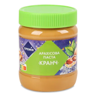 Паста арахісова «Премія»® з сіллю і кранчами, 340г (340г)