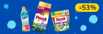 До -53% на побутову хімію Persil, Silan