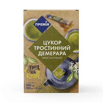 Цукор «Премія»® Демерара тростинний коричневий, стік 500г (500г)
