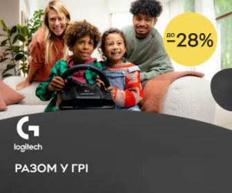 Разом у грі - враження назавжди! Ігрові керма Logitech G створені для незабутніх емоцій!