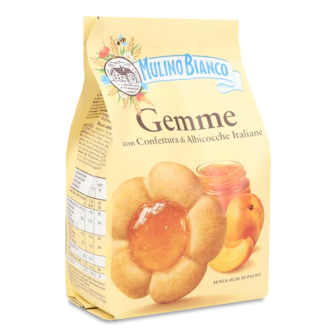 Печиво Mulino Bianco Gemme з абрикосовим джемом (200г)