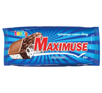 Морозиво Laska Maximuse брикет 90г