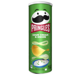 Чіпси Pringles Sour Cream-Onion 165г