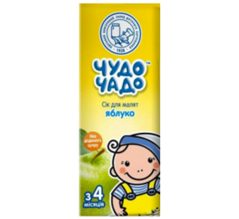 Сік Чудо-Чадо Яблуко 200мл т/п