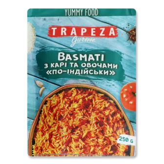 Рис Trapeza Басматі карі з овочами по-індійськи (250г)