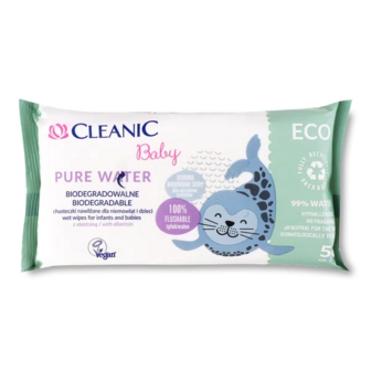 Серветки вологі Cleanic baby Eco Pure Water (50шт)