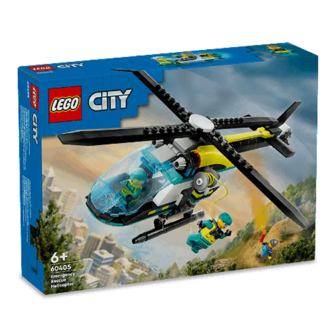 Конструктор Lego City Гелікоптер аварійно-рятувальний 60405