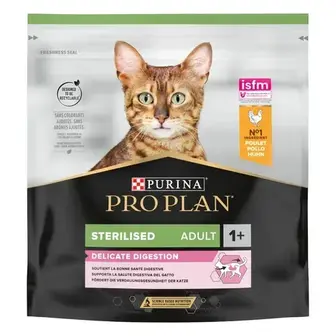 Pro Plan Sterilised Delicate Digestion Adult 1+ cухий корм для котів 400 г - курка