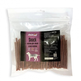 Ласощі для собак 500 г. AnimAll Snack качині палички 2000981202613