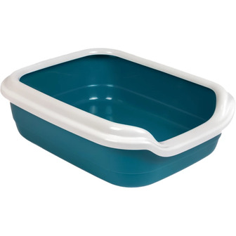 Туалет для кішок Comfort L, 49x39x15 см, синій