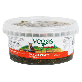 Капуста морська Vegas по-корейськи 400 г (4823116807587)