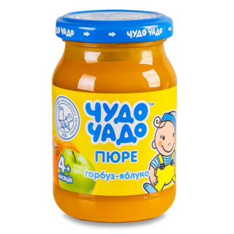 Пюре «Чудо-Чадо» гарбуз-яблуко з цукром (170г)