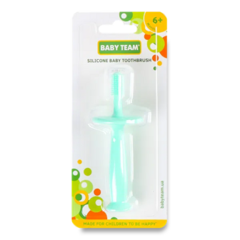 Щітка зубна Baby Team силіконова дитяча