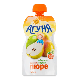 Пюре Агуня Яблуко-груша (90г)