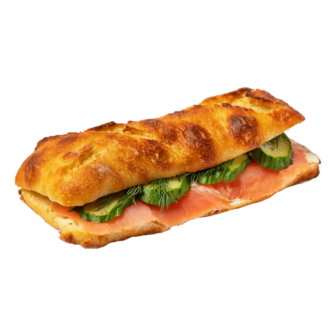Сендвіч з сьомгою (200г)
