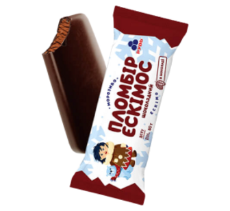 Морозиво Рудь Ескімос шоколад ескімо 80г