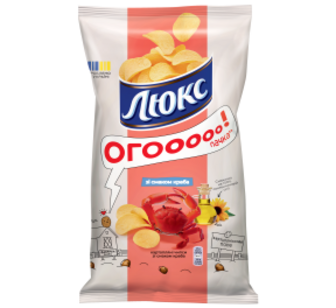 Чіпси Люкс краб 170г