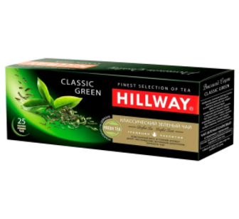 Чай Hillway Classic Green зел. 25 ф/п