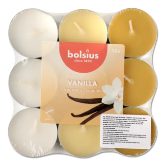 Свічки чайні Bolsius Ваніль 958437