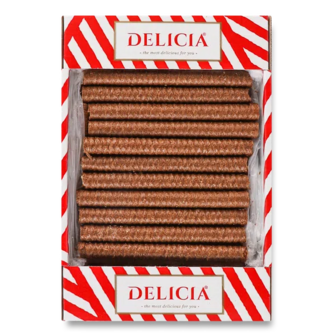 Вафлі Delicia Трубочки зі смаком кокосу (0,45кг)
