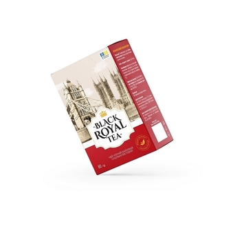 Чай 80 г Своя Лінія чорний Black Royal Tea байховий суцільнолистовий, к/уп 