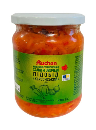 Салат Auchan підобід херсонський 470 г (4823090135430)