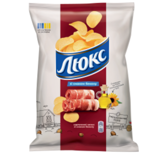 Чіпси Люкс Бекон 125г