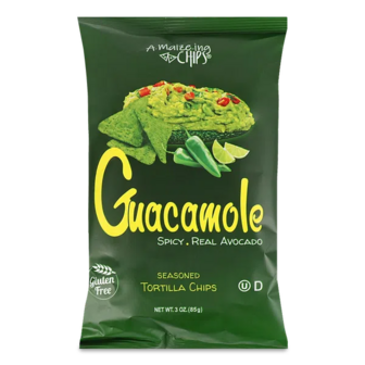 Чипси A-Maize-ing Chips зі смаком гуакамоле (85г)